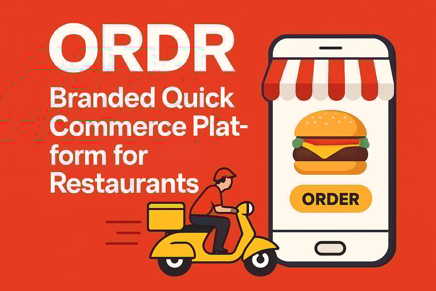 Restoranlar için özel markalı hızlı ticaret platformu